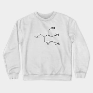 Vitamin B6 Pyridoxine C8H11NO3 Crewneck Sweatshirt